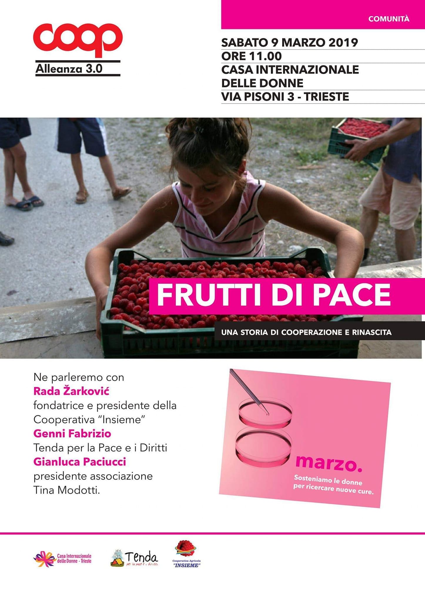 Frutti di Pace – Sabato 9 Marzo 2019