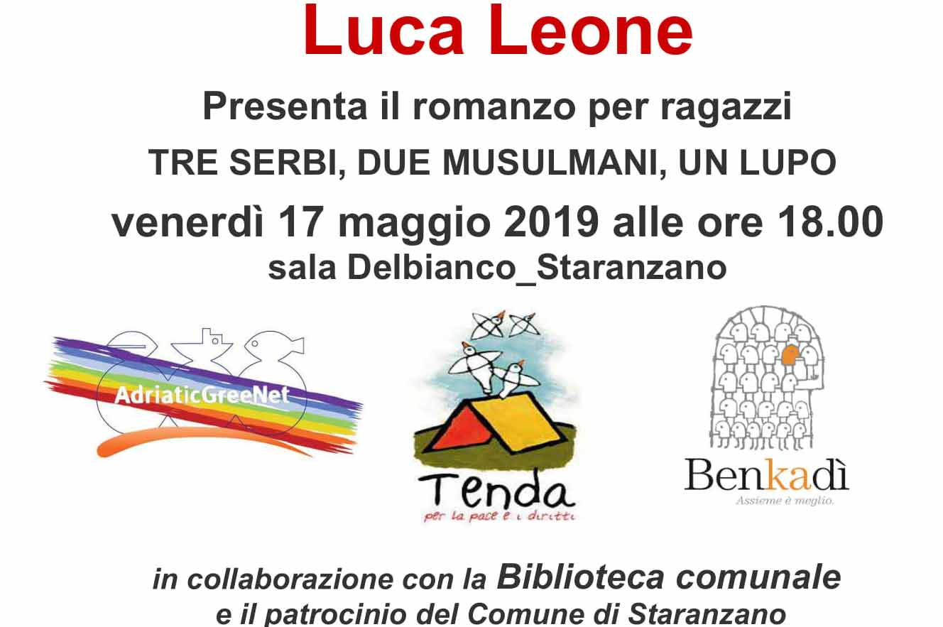 Presentazione del libro “Tre serbi, due musulmani, un lupo” di Luca Leone